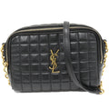 Saint Laurent Cassandra Matelassé Carré Camera Bag Lambskin Shoulder Bag