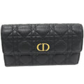 Dior Dior Caro Calfskin Long Wallet