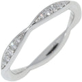 Chanel Camelia Pt950 Diamond Ring Size 8