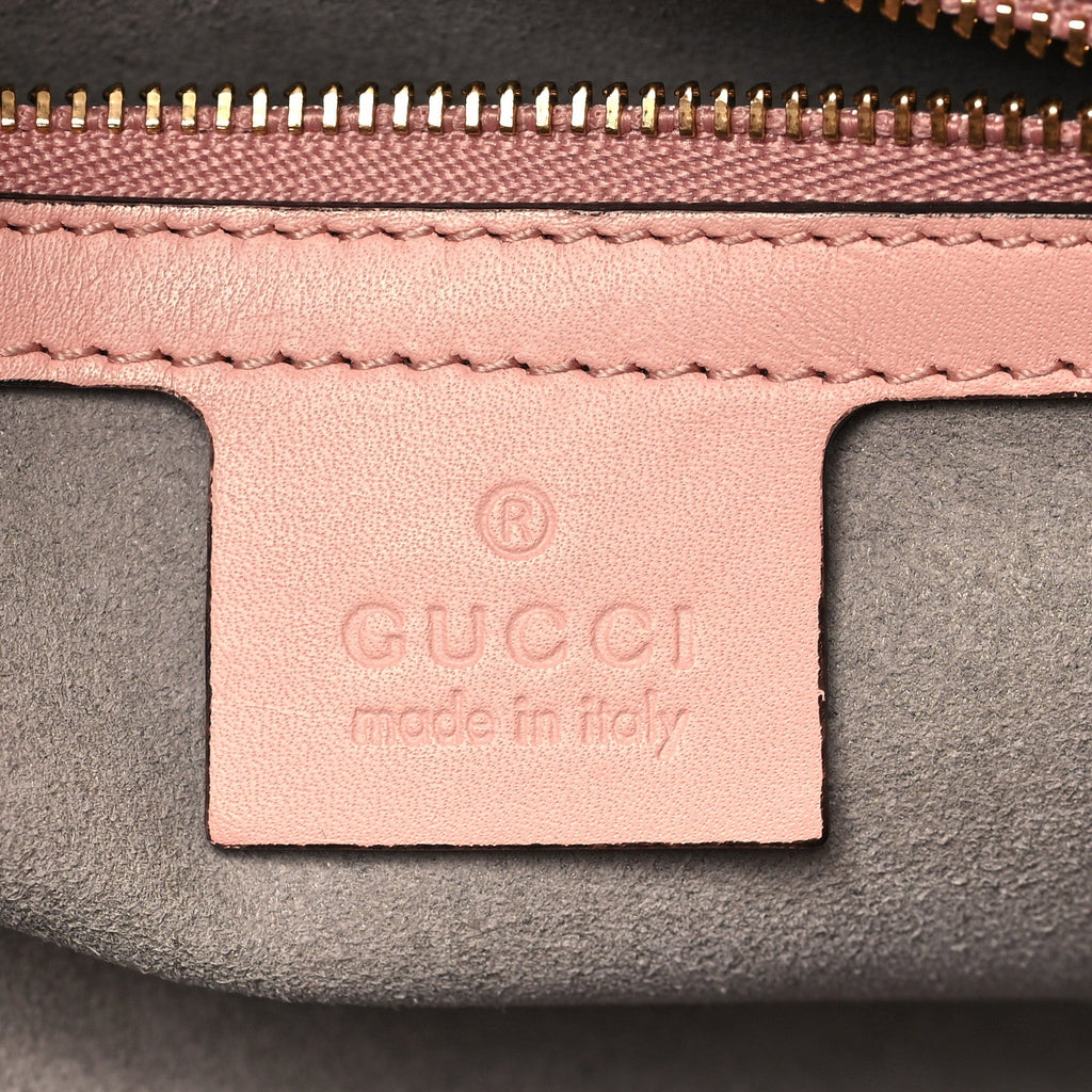 Nappa Bamboo Small Nymphaea Top Handle Bag Perfect Pink