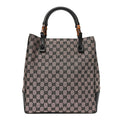 Monogram Bamboo Handle Bag Pink