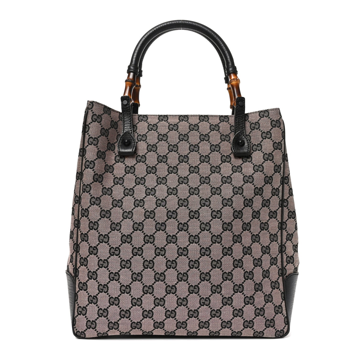 Monogram Bamboo Handle Bag Pink