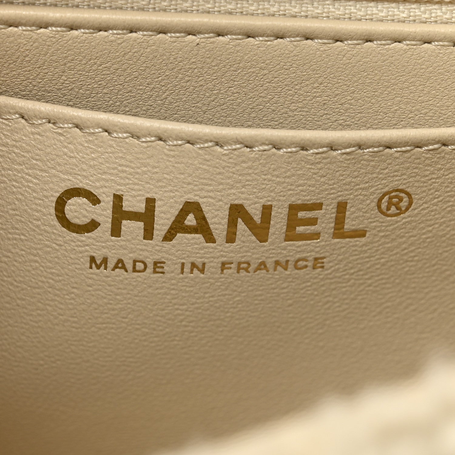 Shearling Quilted Mini Top Handle Rectangular Flap Ecru