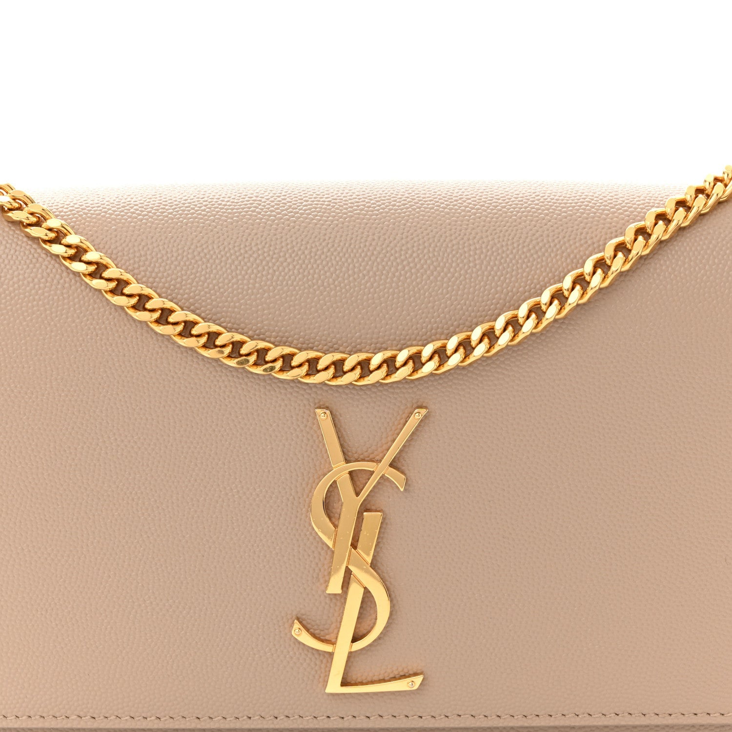 Grain De Poudre Medium Monogram Kate Satchel Nude Powder