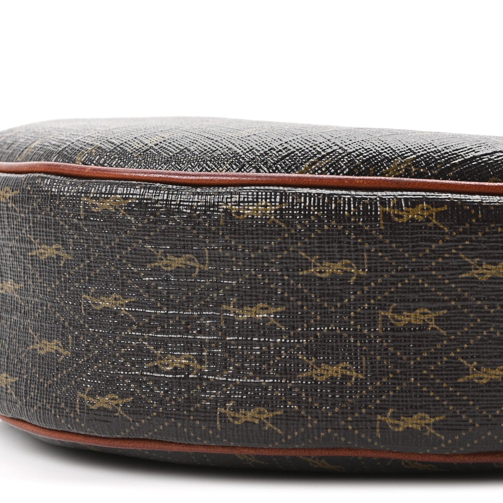 Canvas Smooth Calfskin Le Monogramme Coeur Crossbody Chestnut