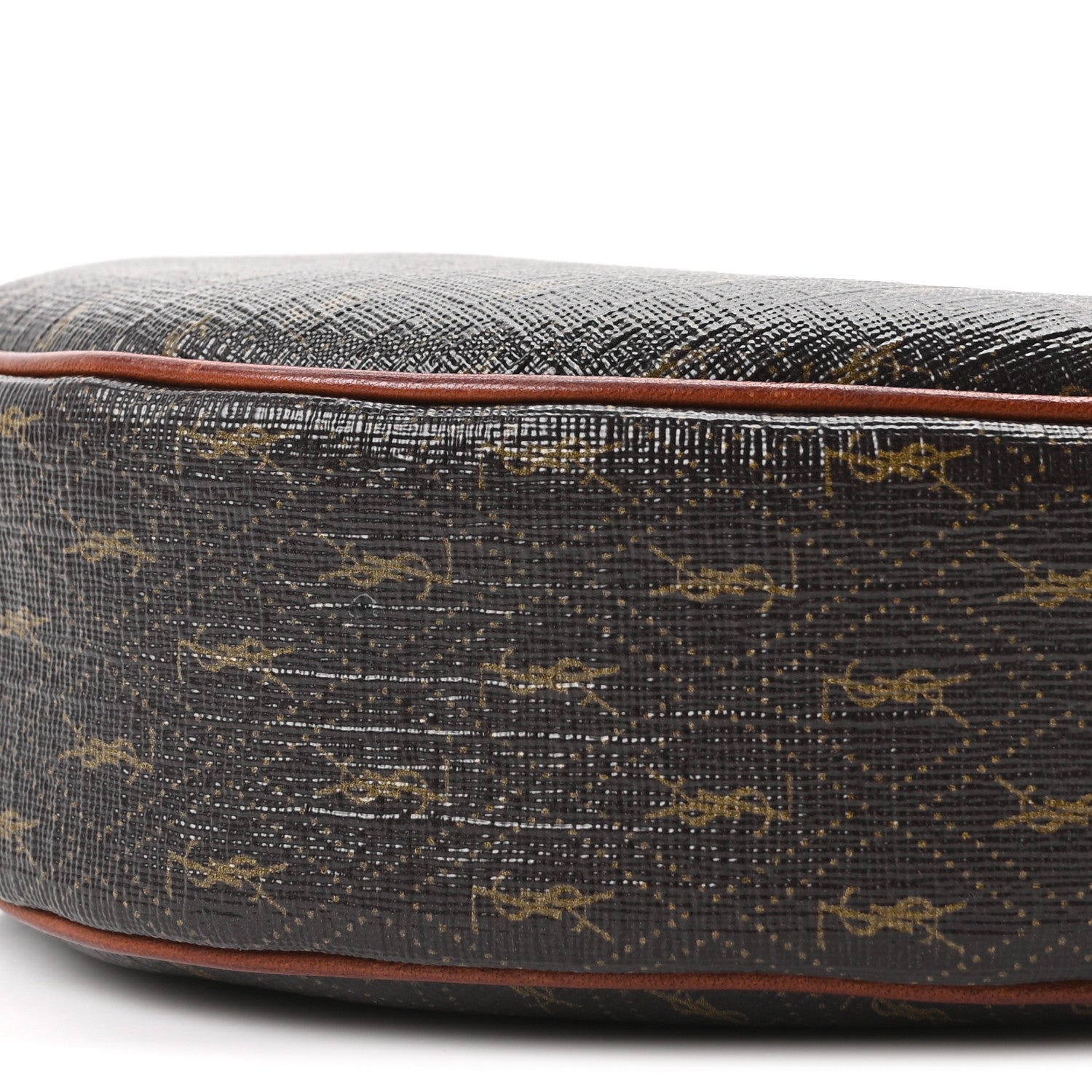 Canvas Smooth Calfskin Le Monogramme Coeur Crossbody Chestnut