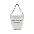 Saint Laurent 669299 FAAAZ Canvas Leather Shoulder Bag