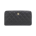 Chanel Timeless Classic Line Lambskin Long Wallet