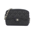 Chanel Timeless Classic Caviar Skin Chain Clutch