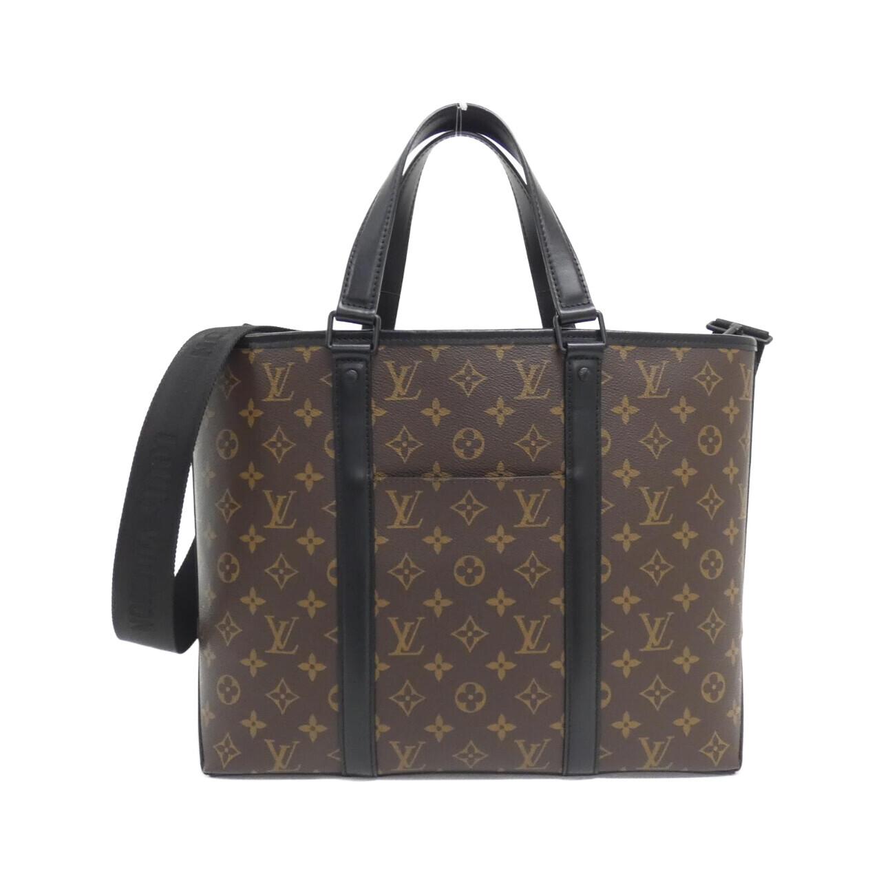 Louis Vuitton Monogram Macassar Weekend Tote Bag