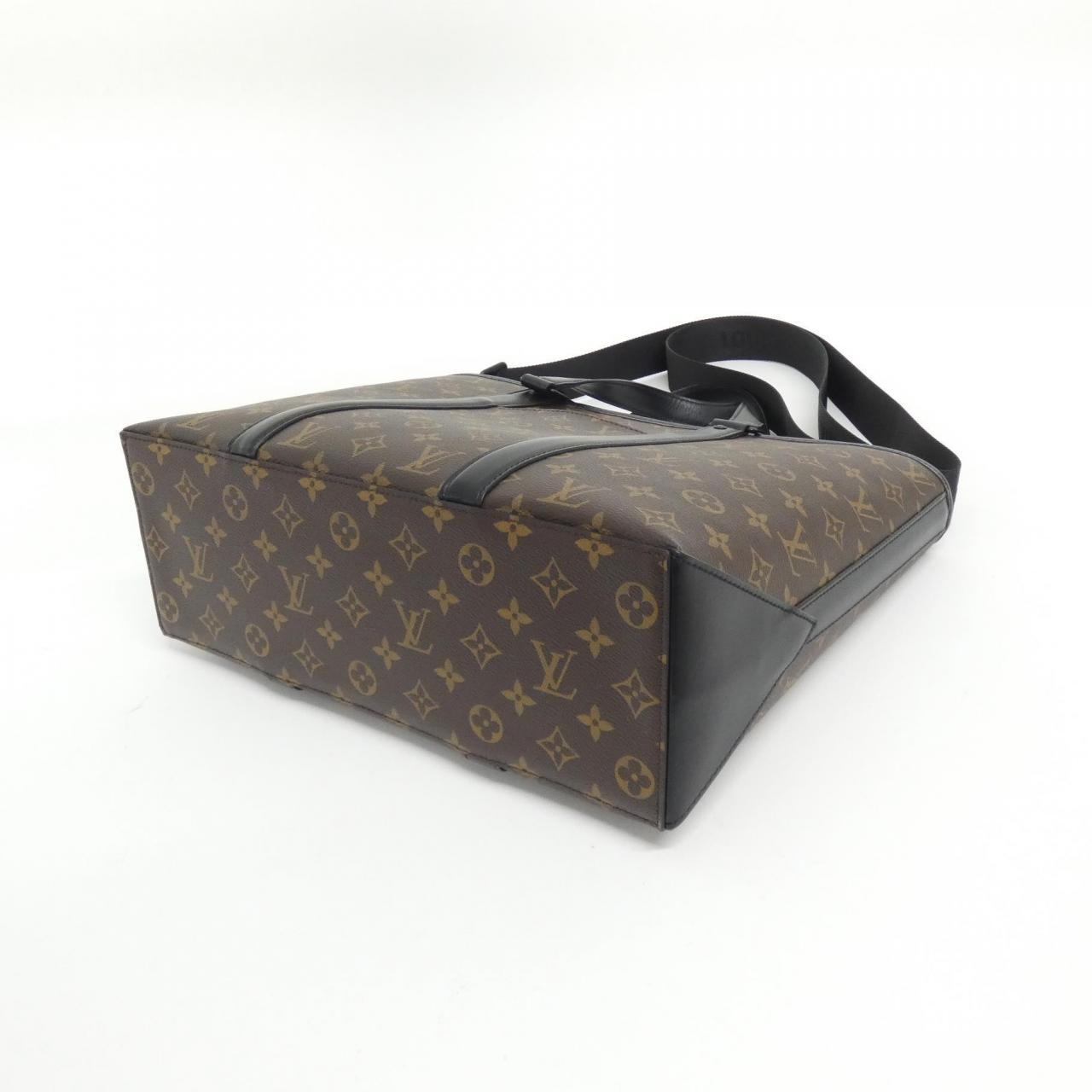 Louis Vuitton Monogram Macassar Weekend Tote Bag