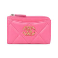 Chanel Chanel 19 Lambskin Card Case