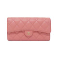 Chanel Timeless Classic Line Lambskin Long Wallet