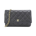 Chanel Timeless Classic Caviar Skin Wallet on Chain