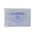 Chanel Deauville Line Canvas Nylon Pouch