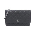 Chanel Timeless Classic Line Caviar Skin Chain Wallet