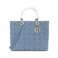 Christian Dior Lady Dior Denim Canvas Bag