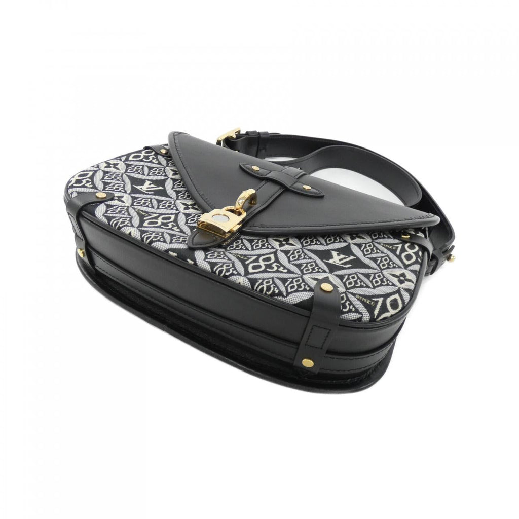 Louis Vuitton SINCE1854 Neo Saumur Jacquard Canvas Calf Shoulder Bag