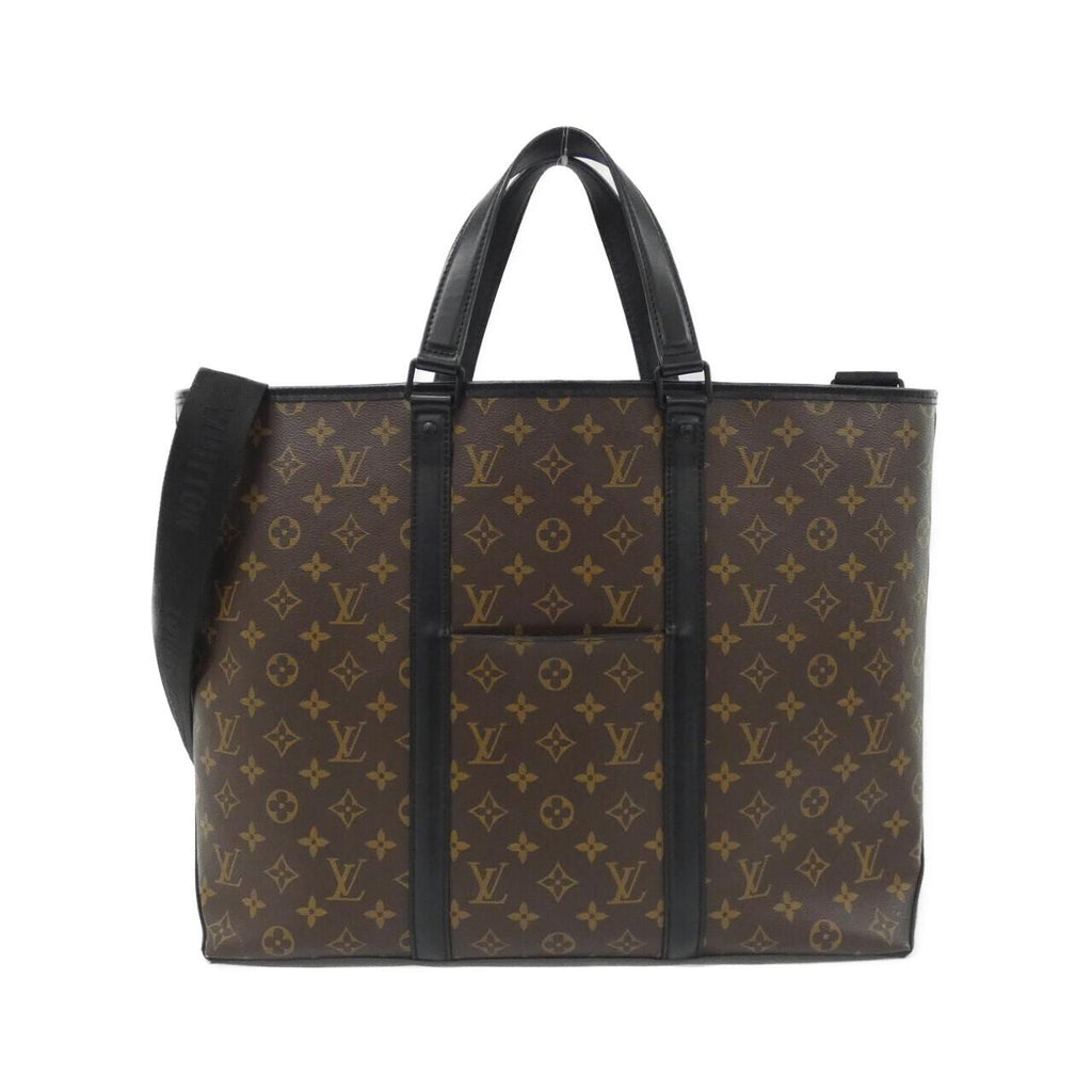 Louis Vuitton Monogram Macassar Weekend Tote Bag