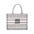 Christian Dior MISS DIOR ALLOVER Canvas Tote Bag