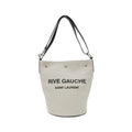 Saint Laurent 669299 FAAAZ Canvas Leather Shoulder Bag