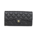 Chanel Timeless Classic Caviar Skin Long Wallet