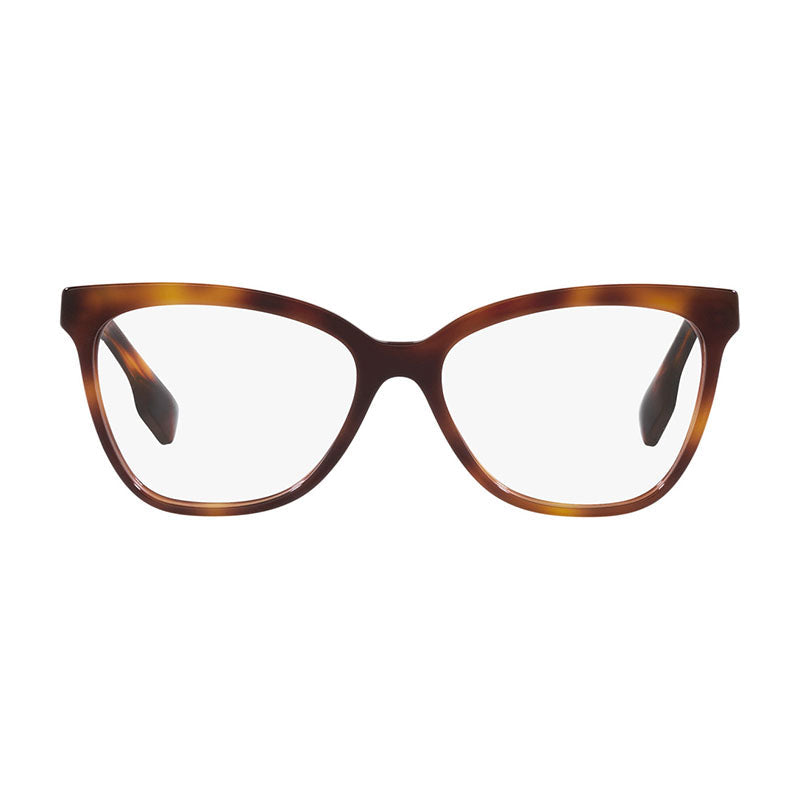 Burberry Eyeglasses Cat Eye Full Rim, Black Frame and Clear Demo Lenses Lens BE2364F3001