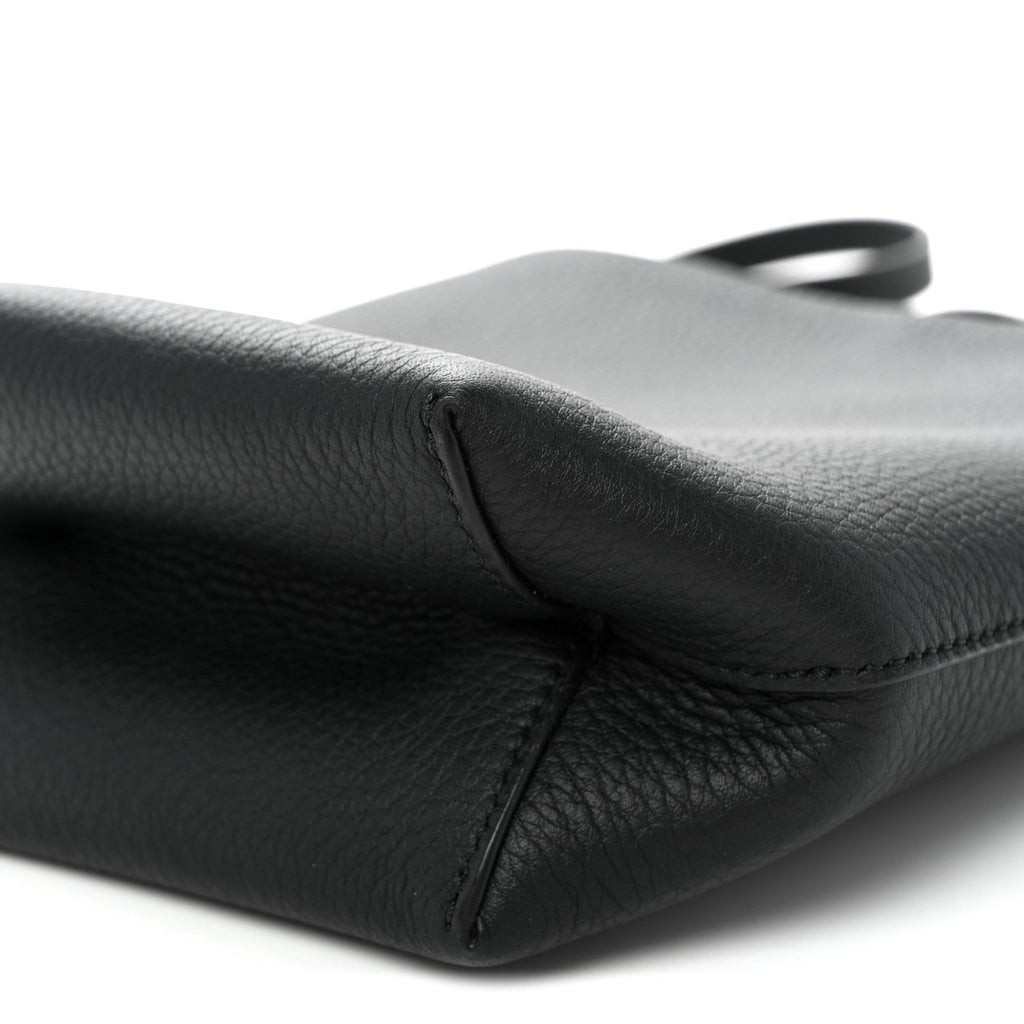 Grained Calfskin Small N/S Park Crossbody Black