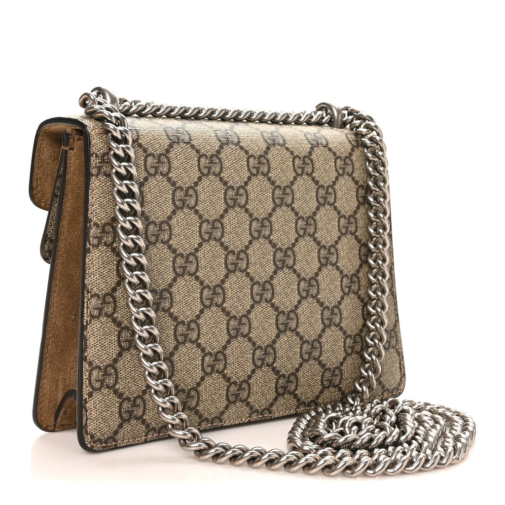 GG Supreme Monogram Mini Dionysus Shoulder Bag Taupe