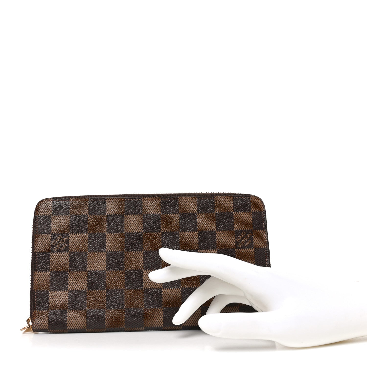 Damier Ebene Zippy Organizer Wallet