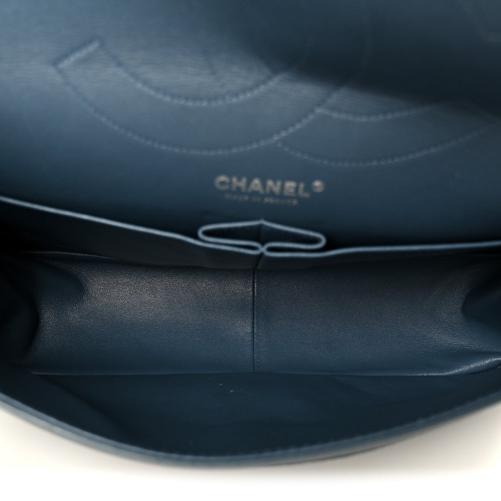 Aged Calfskin Quilted 2.55 Reissue 226 Flap Dark Blue