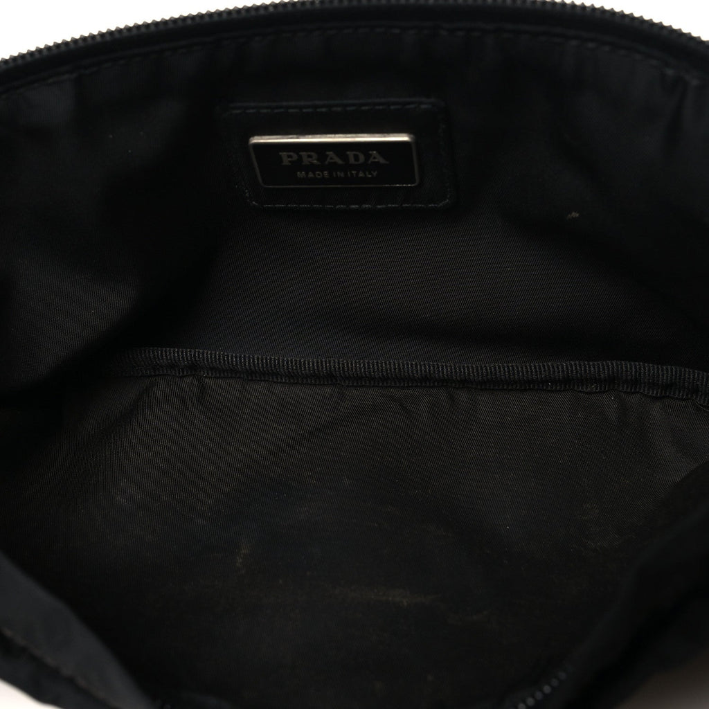 Tessuto Nylon Montagna Belt Bag Black