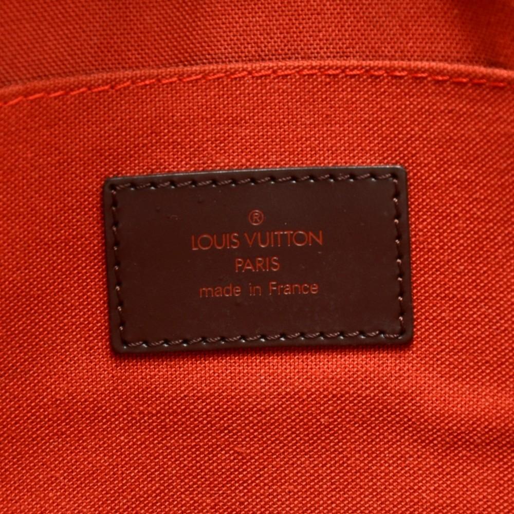 Louis Vuitto Clifton Damier Ebène Canvas Tote