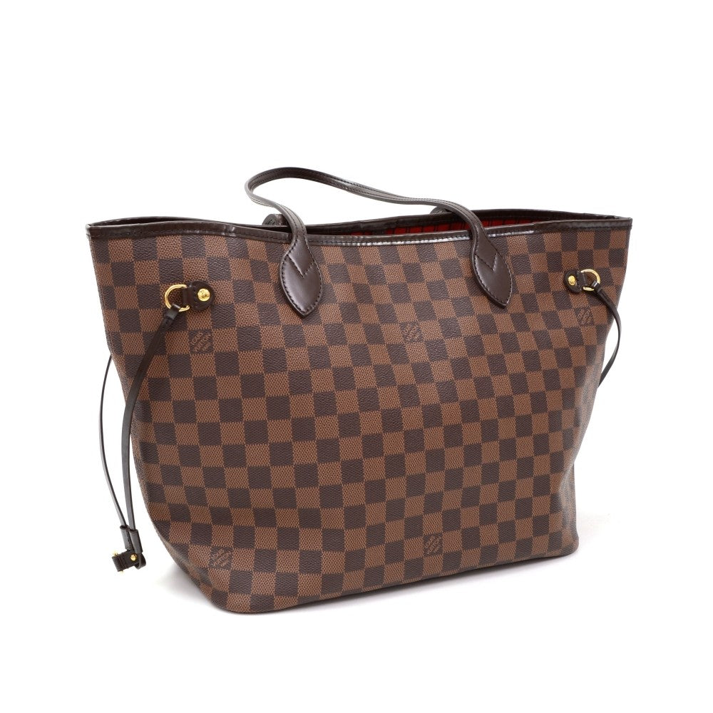 Louis Vuitto Damier Ebene Canvas Neverfull MM Tote