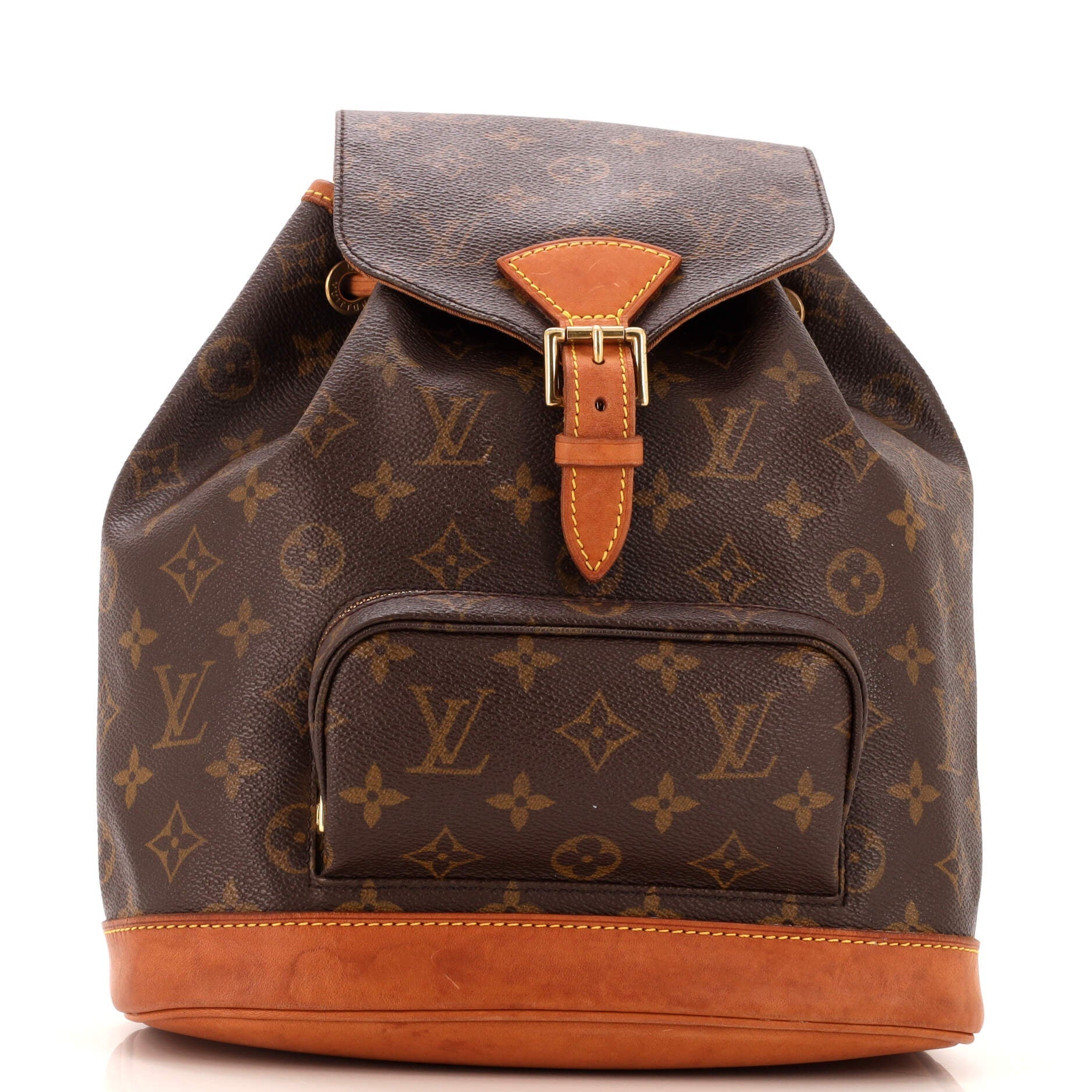 Louis Vuitton Vintage Montsouris Backpack Monogram Canvas MM