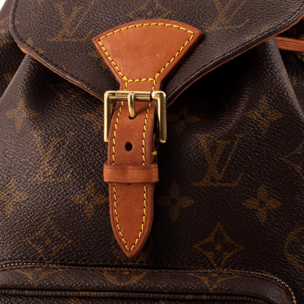 Louis Vuitton Vintage Montsouris Backpack Monogram Canvas MM