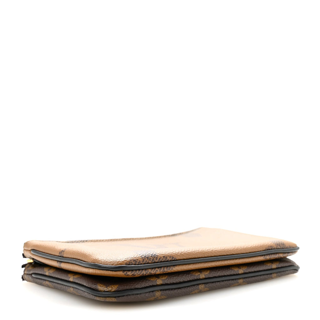 Reverse Monogram Giant Double Zip Pochette