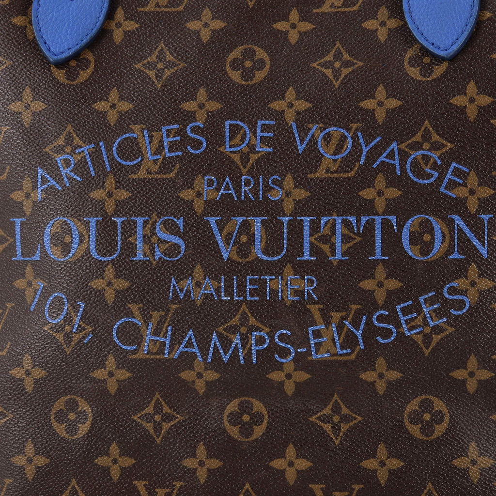 Louis Vuitton Neverfull Tote Limited Edition Ikat Monogram Canvas MM