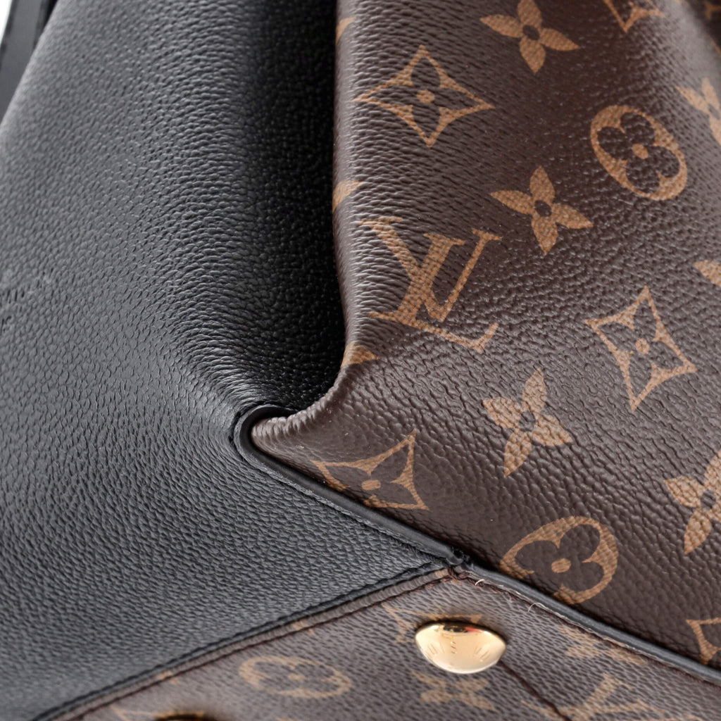 Louis Vuitton Soufflot Tote Monogram Canvas with Leather MM