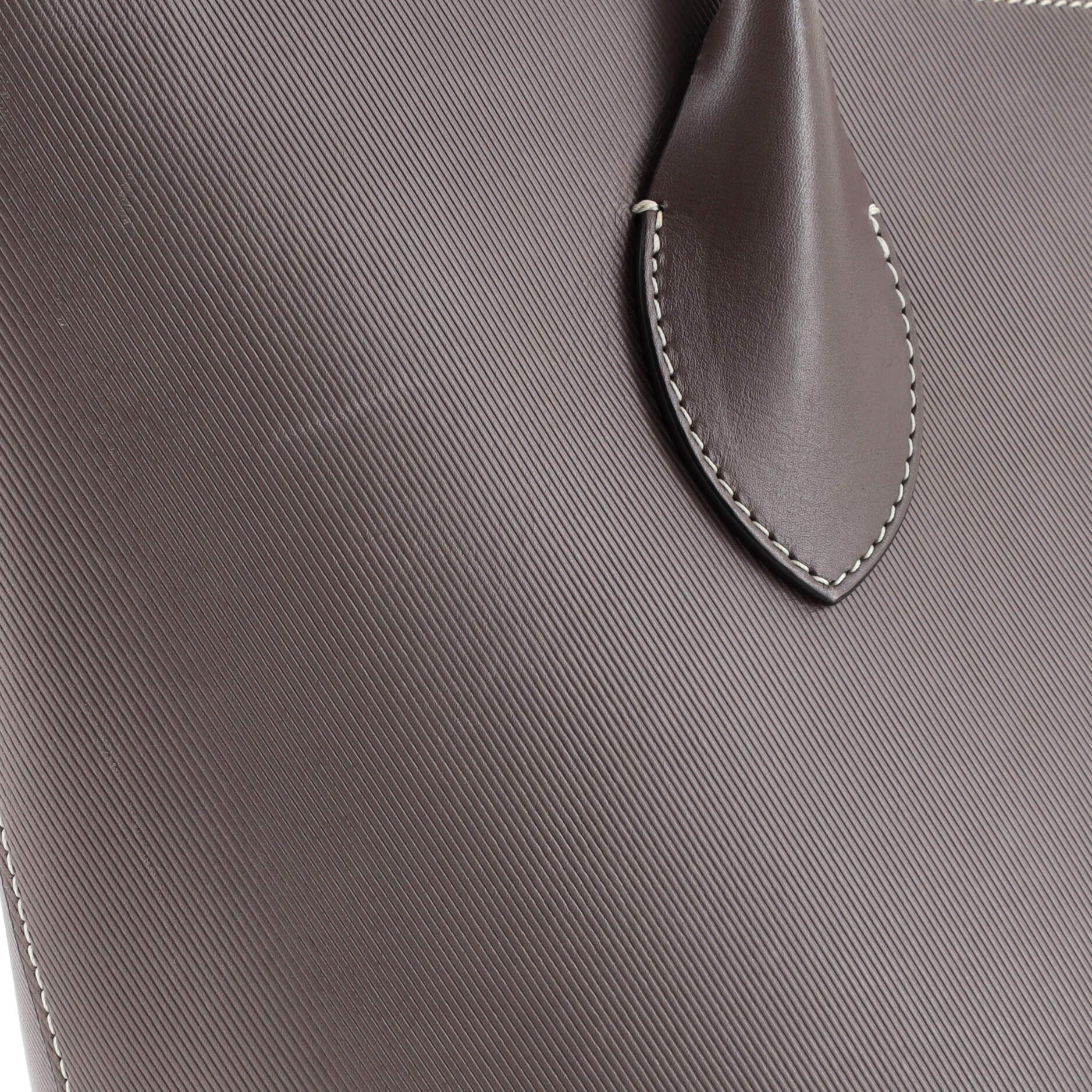 Louis Vuitton Holdall Tote Veau Satin Leather PM