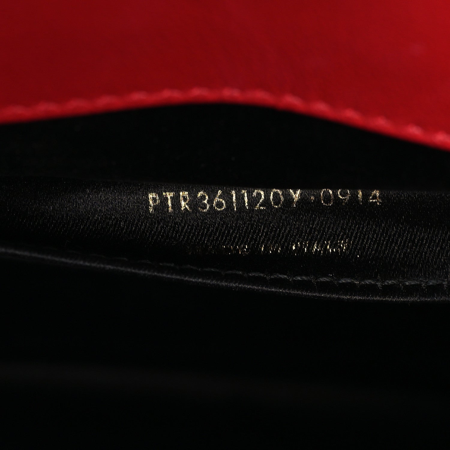 Calfskin Monogram Large Belle De Jour Clutch Red