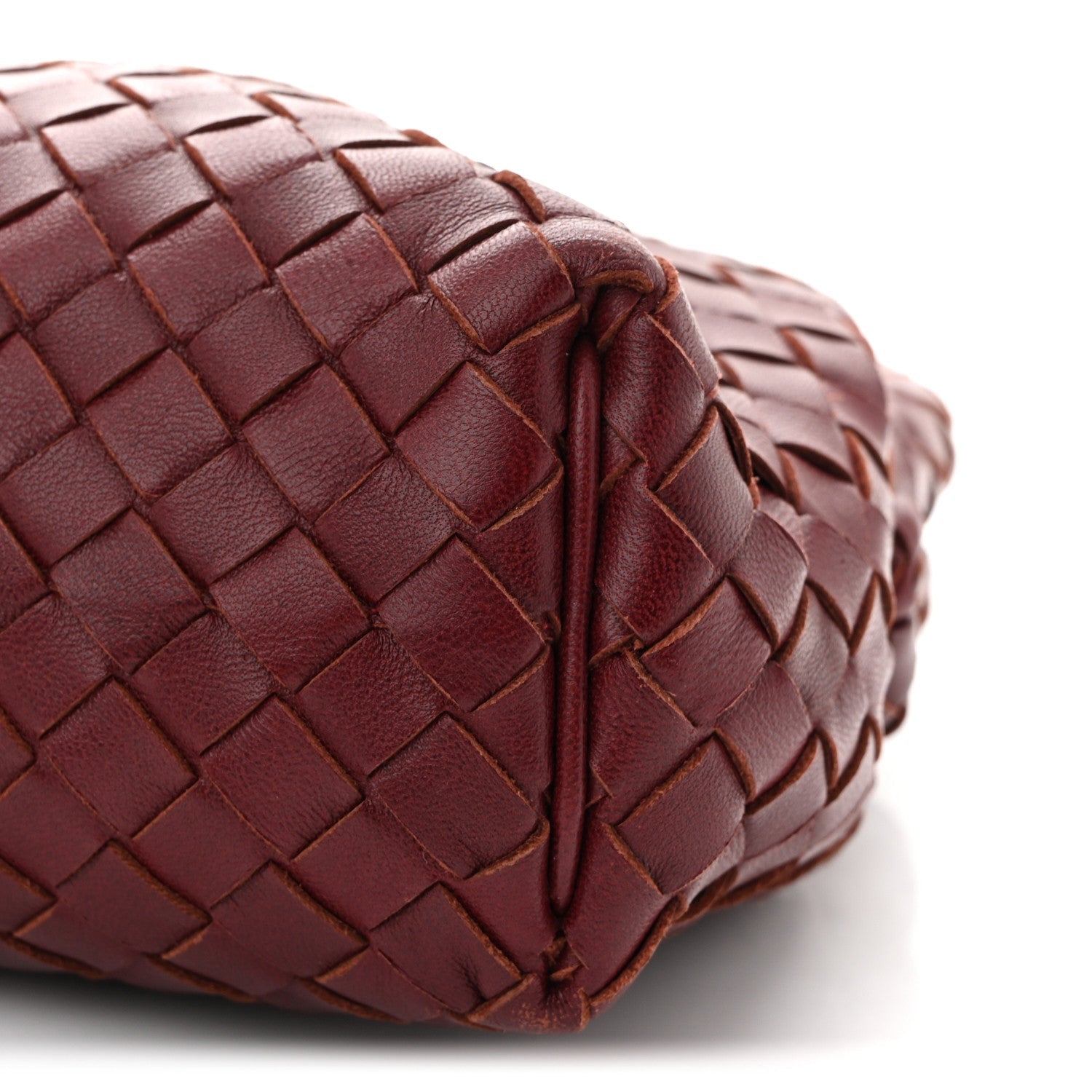Nappa Intrecciato The Lauren 1980 Clutch Gigolo Red