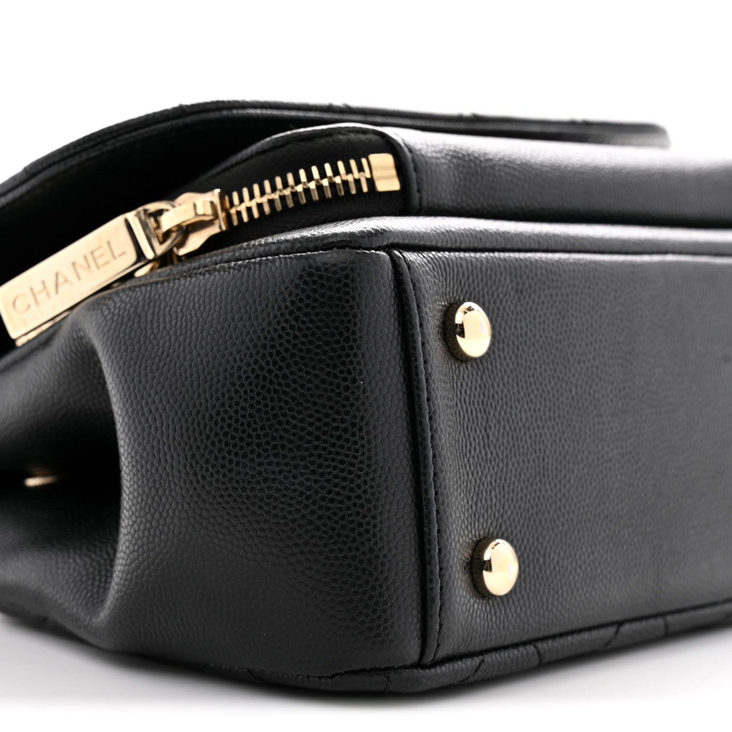 Caviar Quilted Small Business Affinity Flap Black