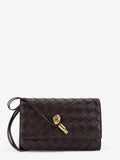 Bottega Veneta Women Andiamo Crossbody Bag With Intrecciato Pattern