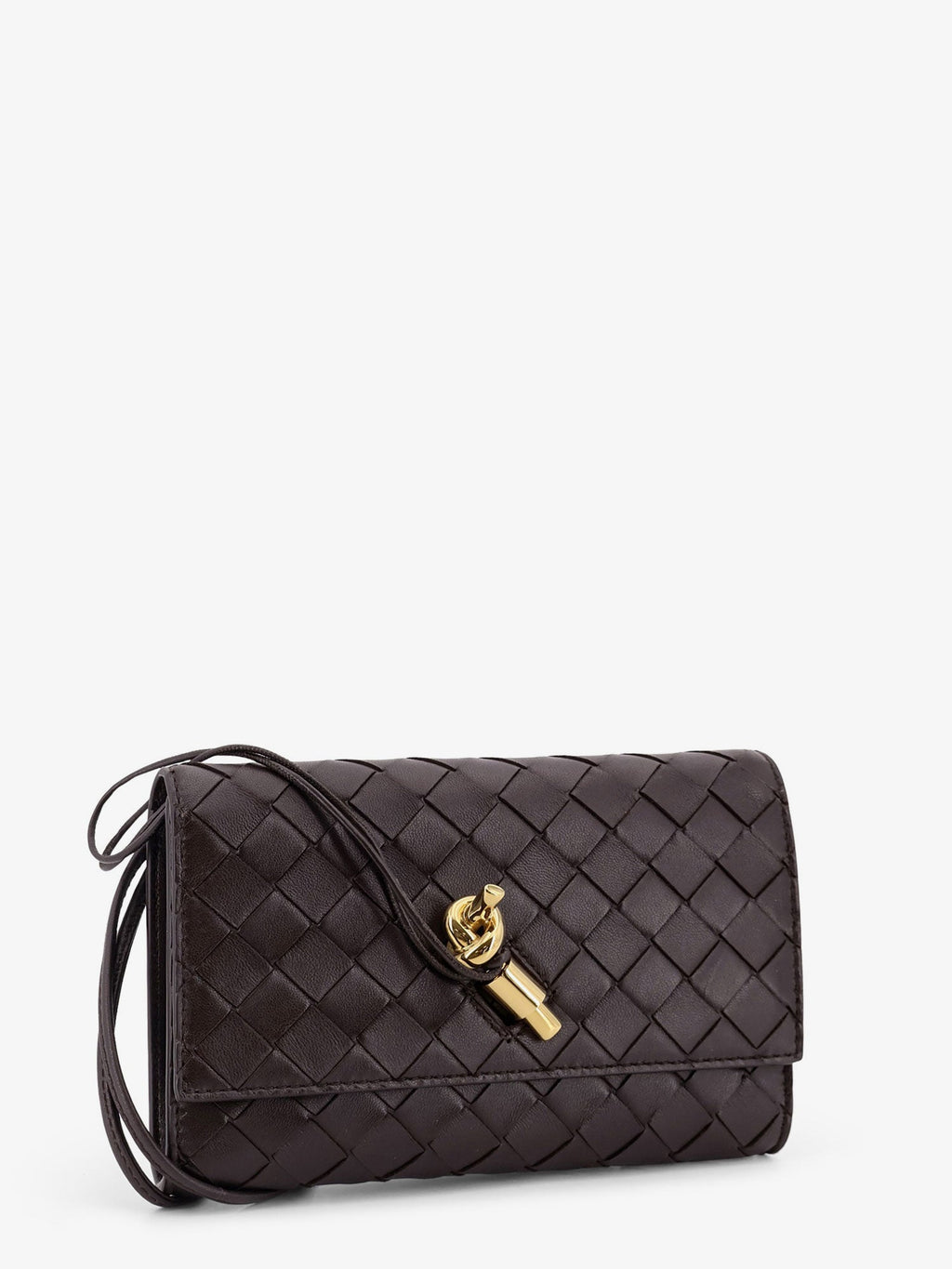 Bottega Veneta Women Andiamo Crossbody Bag With Intrecciato Pattern