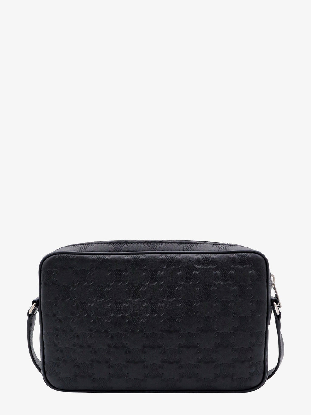 Celine Men Triomphe Logo Leather Messenger Crossbody Bag