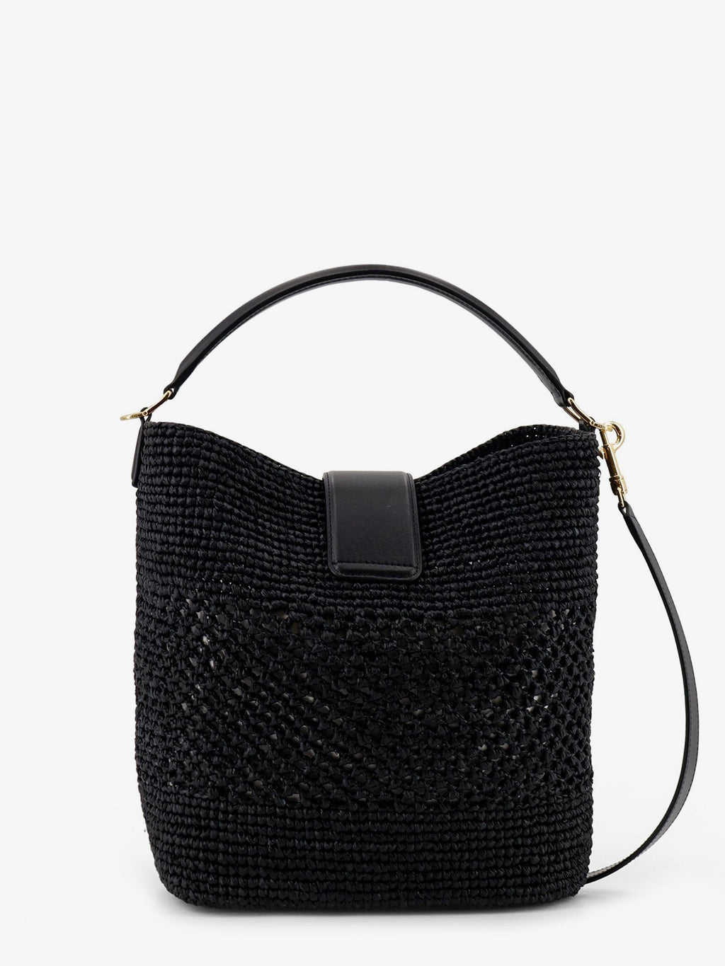 Celine Women Louise Medium Raffia Bucket Bag
