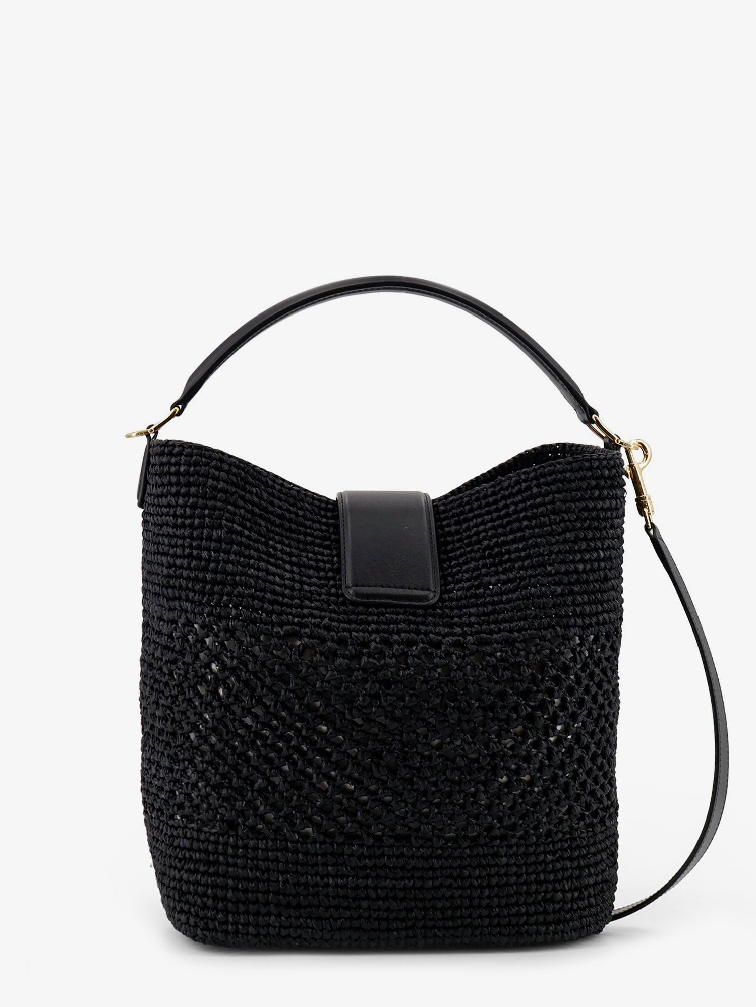 Celine Women Louise Medium Raffia Bucket Bag