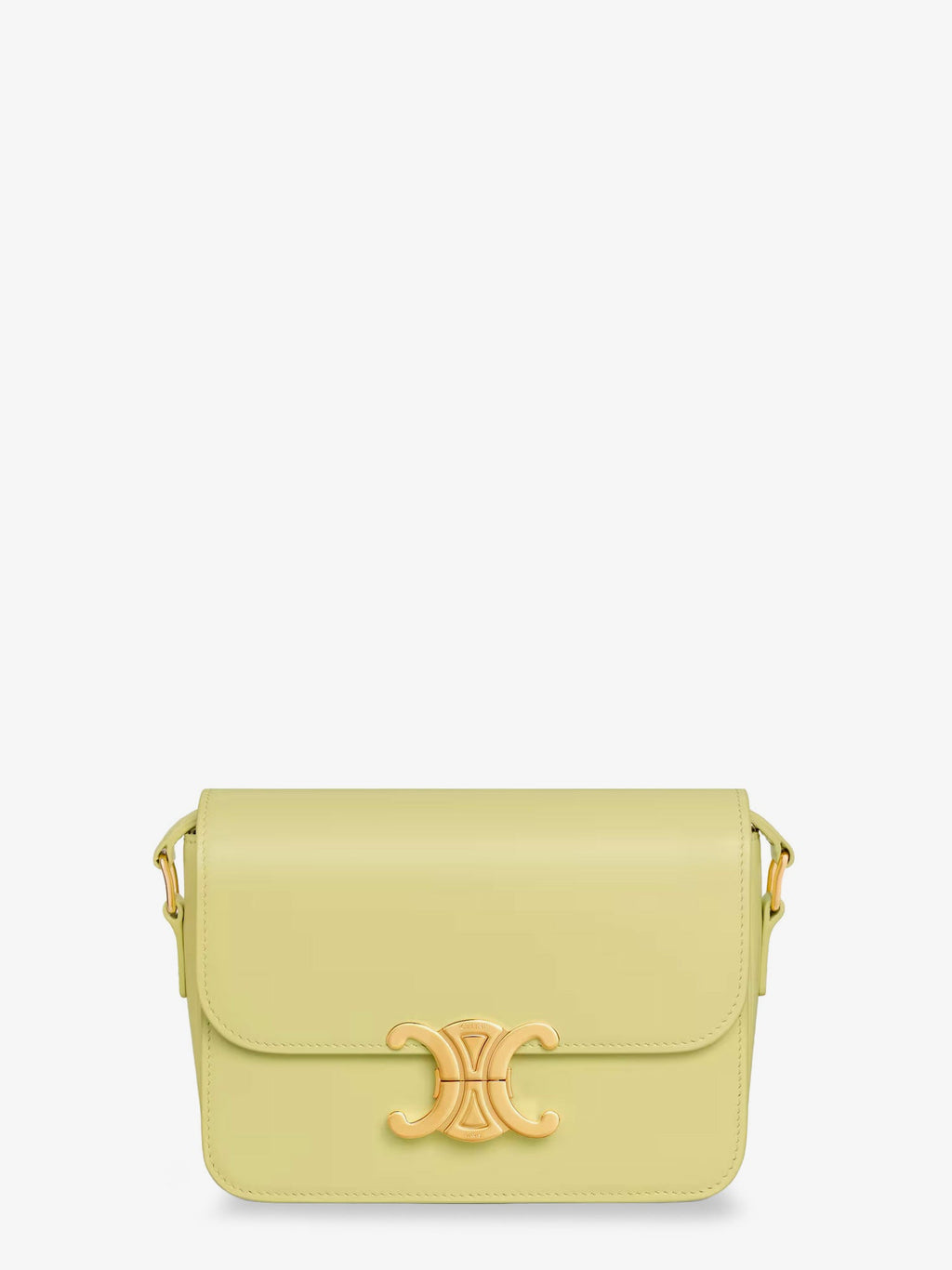 Celine Women Teen Triomphe Leather Crossbody Bag