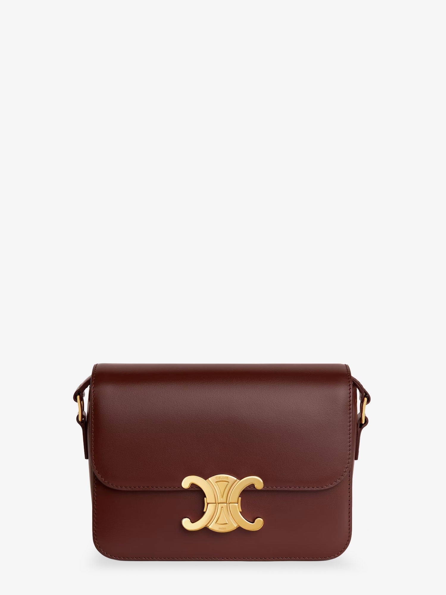 Celine Women Teen Triomphe Leather Crossbody Bag